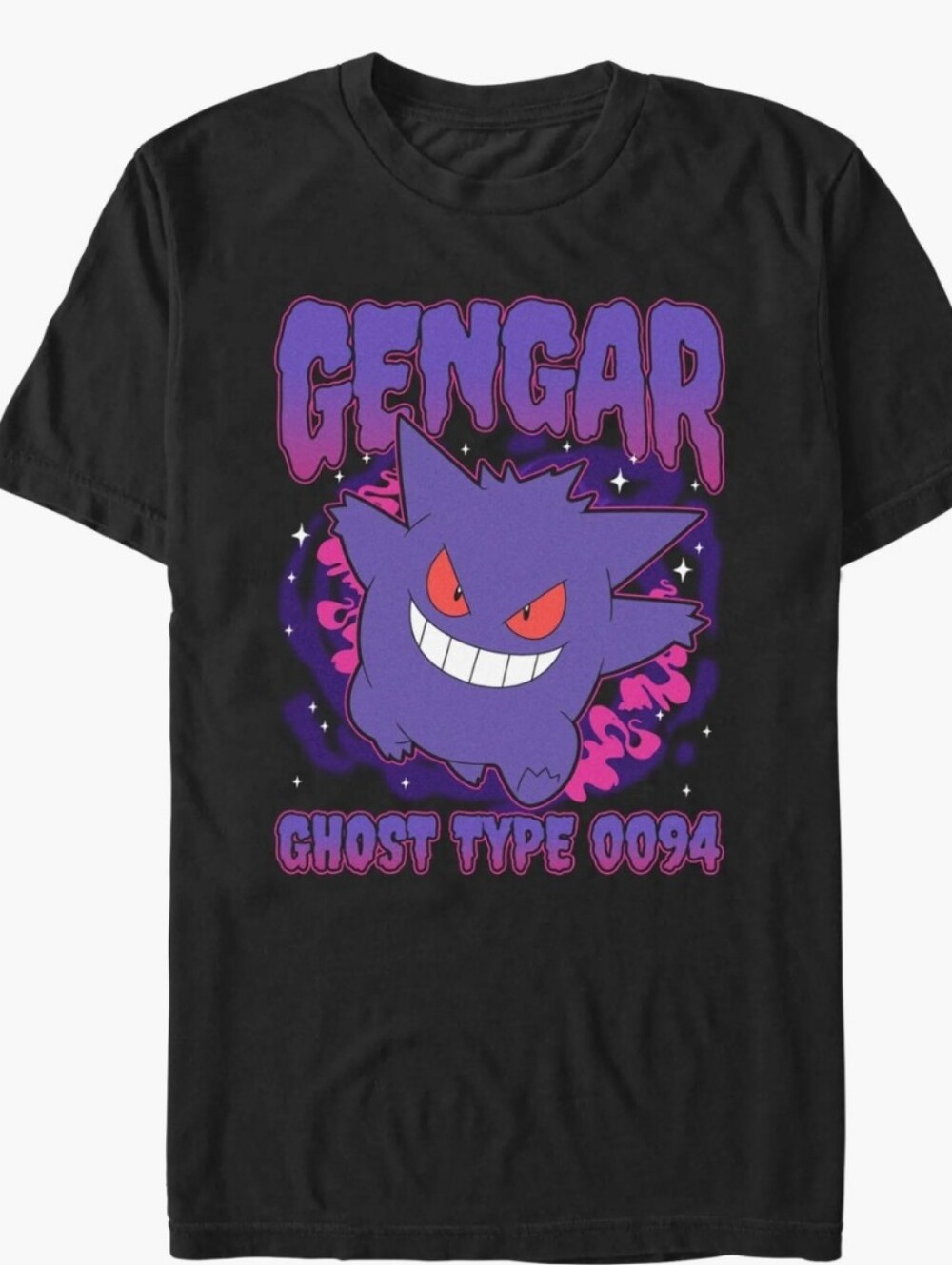 Title: NWT Pokémon Men's Gengar Shadow Graphic T-Shirt - Black, Size Large NWT